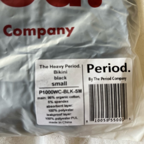 Lot of 3 Period.co - NEW - size small. Two panties and one bikini bottom - Picture 5 of 6